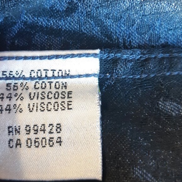 Bugatchi SZ M Classic Fit Tone on Tone Blue Woven Design Men's Button Up Shirt - Picture 9 of 12